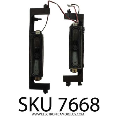 KIT DE BOCINAS PARA TV BOBY / NUMERO DE PARTE 366-LT32-2601-00R / 313 8Ω 10W / MODELO LEDTV3916	